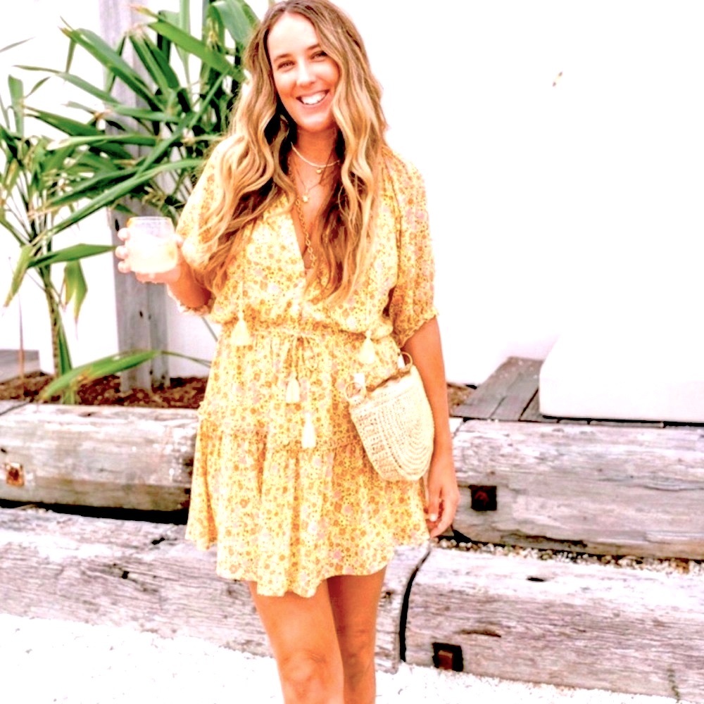 NWT Rare XL (12-14) Spell Rae Play Dress in Daisy Yellow - Picture 5 of 16
